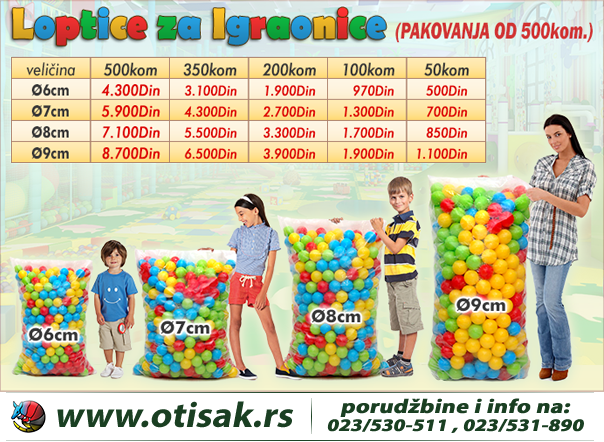 pvc plasticne loptice za bazen za bazene za decu 01
